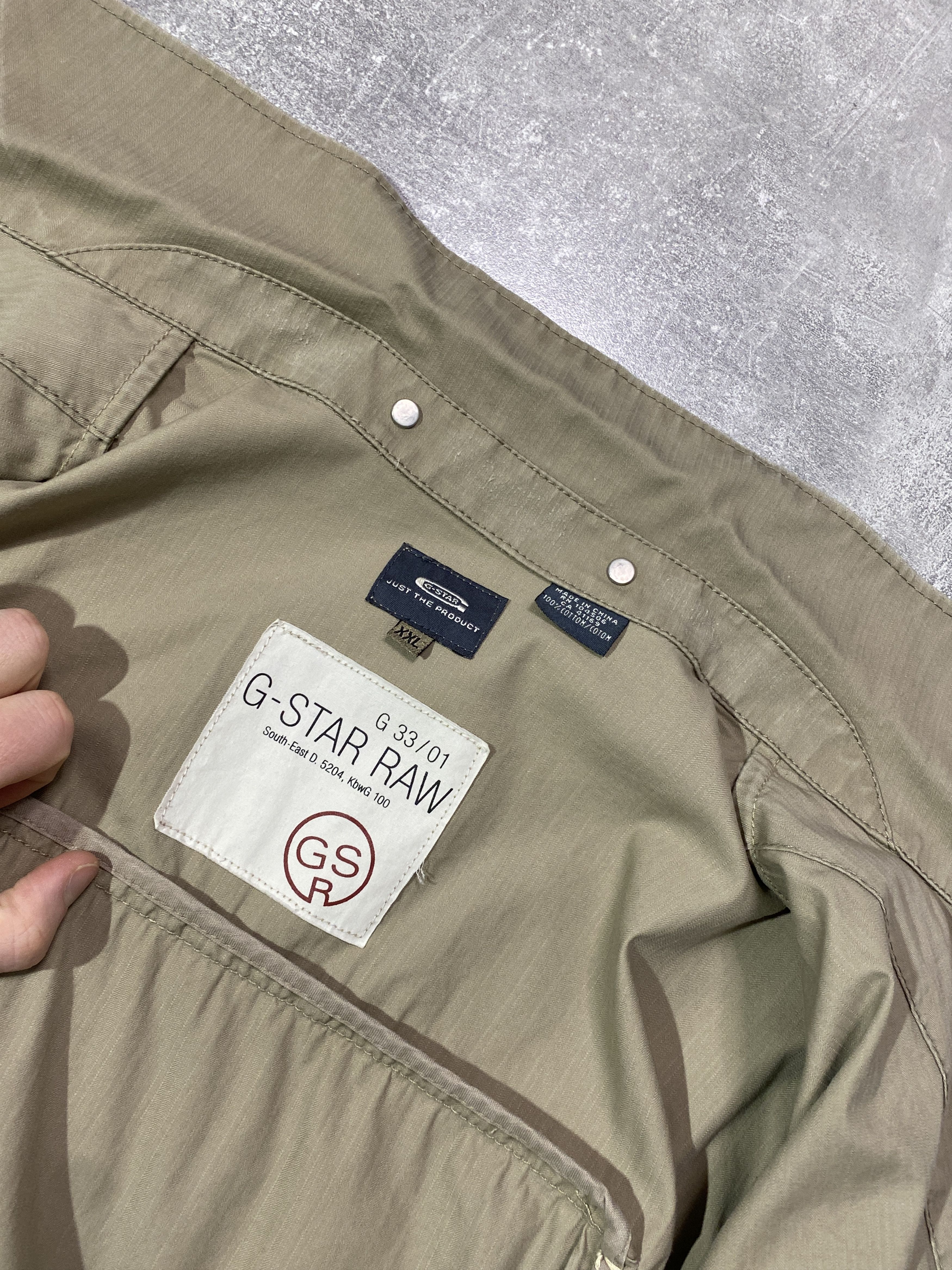 G-Star Vintage Y2K G-STAR Military Canvas Jacket Size US M / EU 48-50 / 2 - 7 Thumbnail
