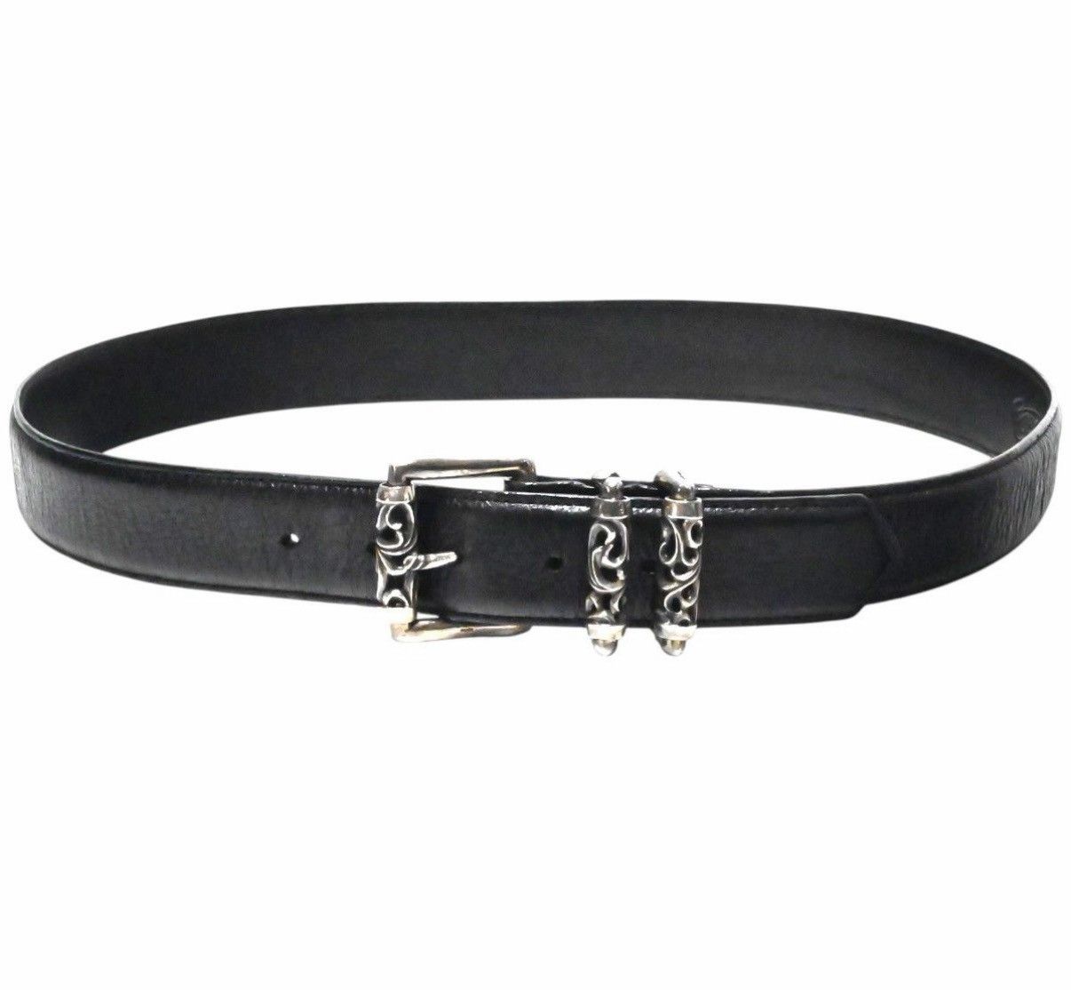 Chrome Hearts 36inch Chrome Hearts Roller Leather Belt 1.5 Size ONE SIZE - 2 Thumbnail