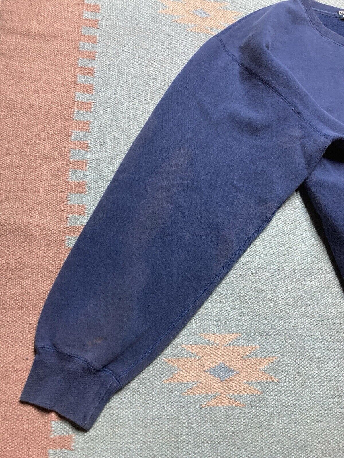 Polo Ralph Lauren × Vintage VTG crewneck sweatshirt polo Ralph Lauren faded blue blank L Size US L / EU 52-54 / 3 - 5 Thumbnail