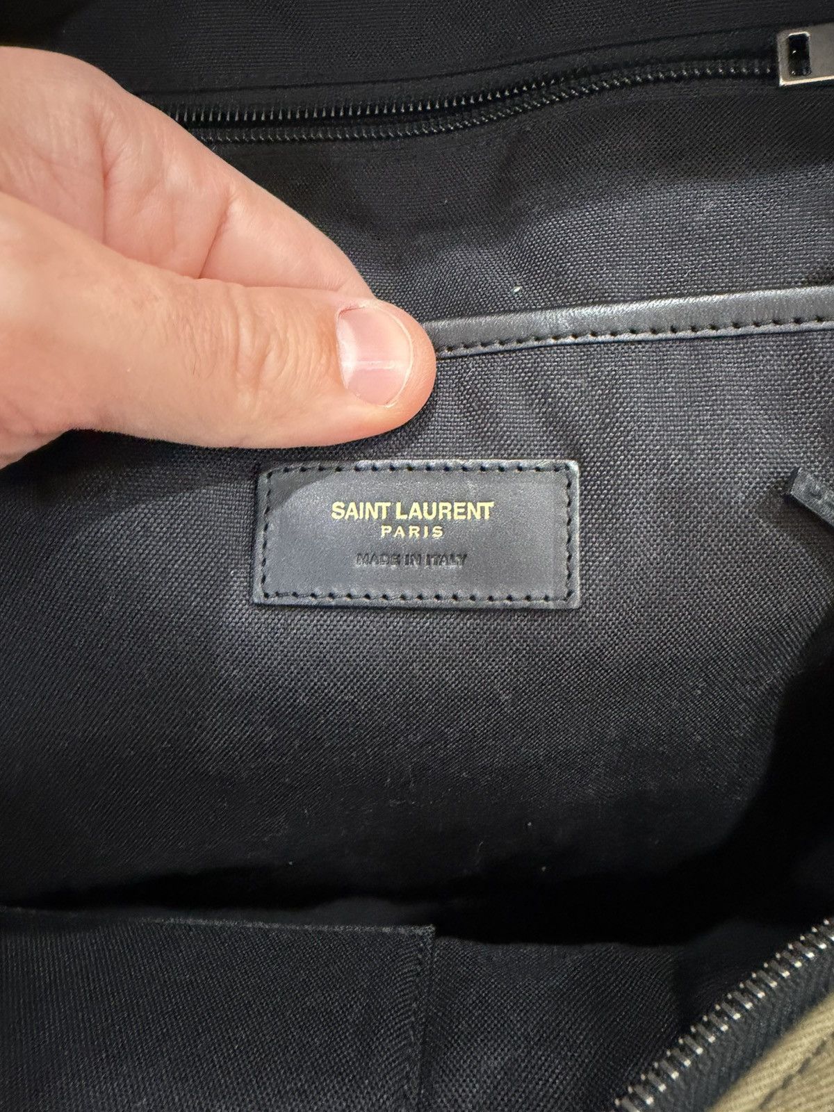 Saint Laurent Paris Saint Laurent City Backpack Camo & Black Size ONE SIZE - 14 Thumbnail