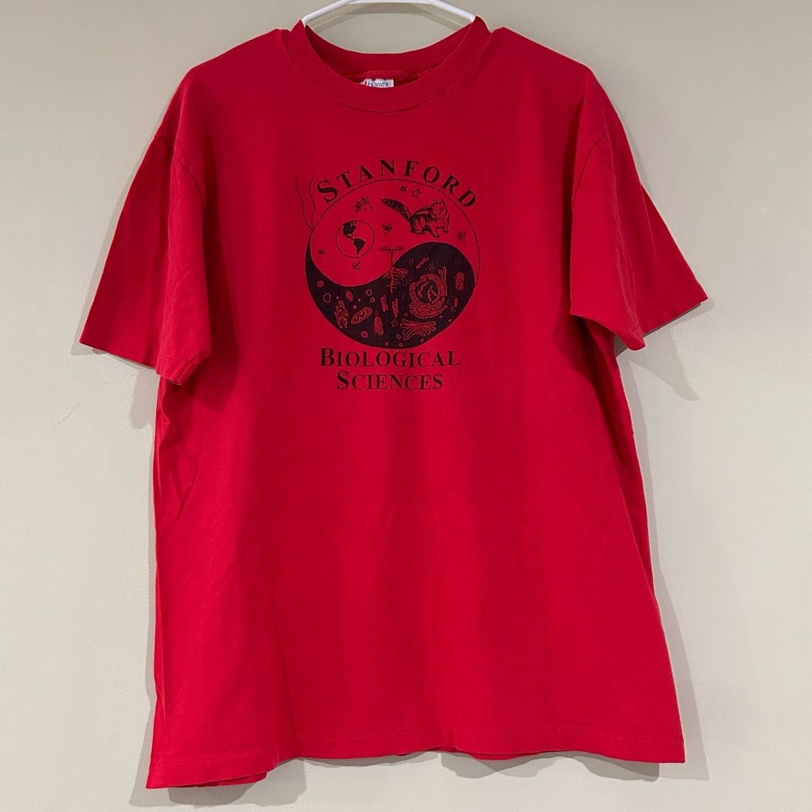 Hanes Vintage Stanford Biological Sciences Shirt Size US L / EU 52-54 / 3 - 1 Thumbnail