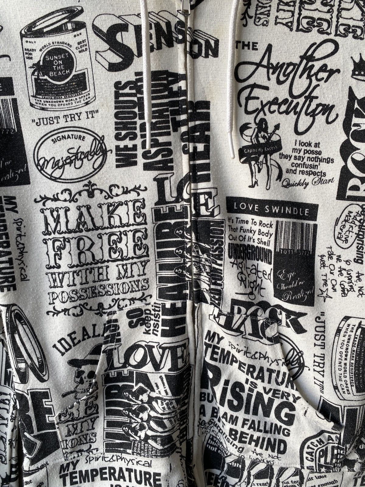 Hysteric Glamour Japanese Brand Fullprint Design Hoodie Size US S / EU 44-46 / 1 - 7 Thumbnail