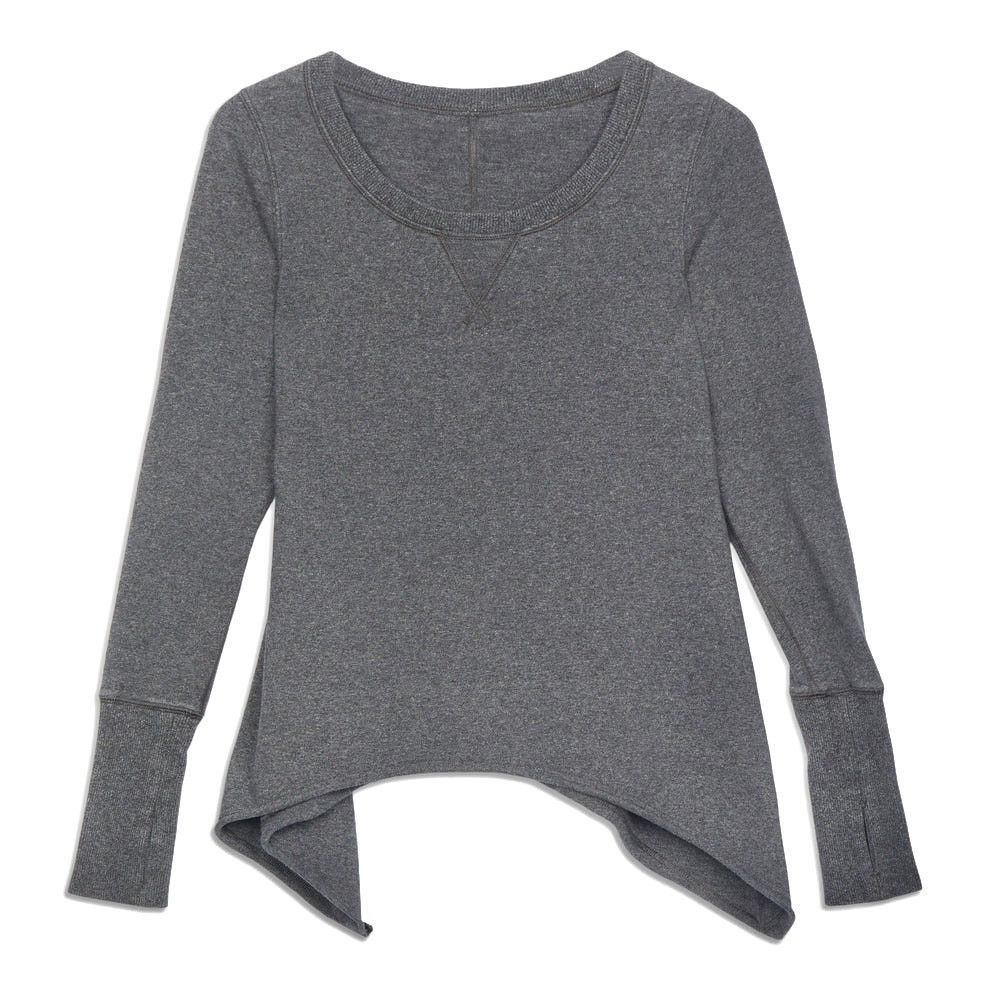 Lululemon Lululemon Athletic Gray Tea Lounge Sweater Asymmetrical 6 Size M / US 6-8 / IT 42-44 - 1 Thumbnail