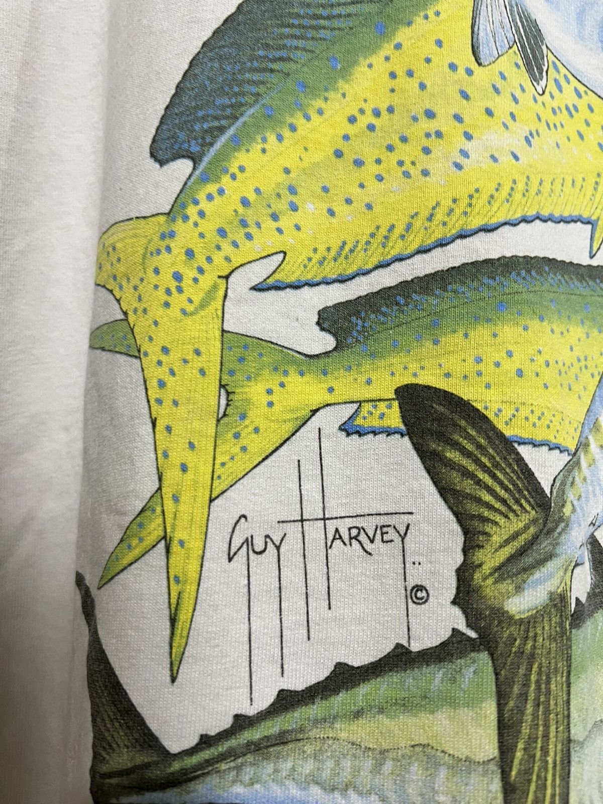 Vintage Vintage Guy Harvey Kingfish Tees Size US XL / EU 56 / 4 - 4 Thumbnail