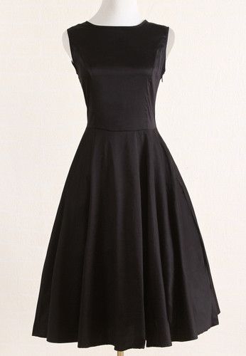 Other Black dress slim fit vintage style circle dresses Size XL / US 12-14 / IT 48-50 - 1 Thumbnail