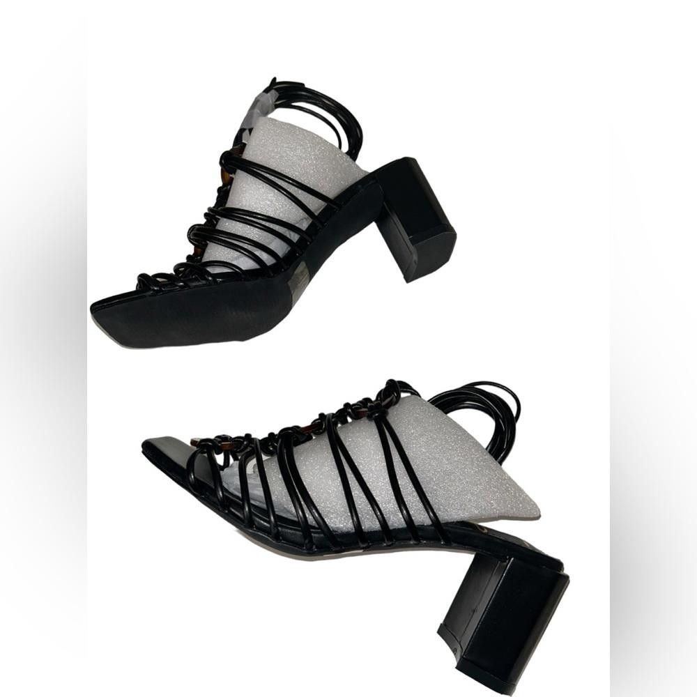 Lulus Lulus l NWT Finu Lace Up Heeled Sandals Size 6 Size US 6 / IT 36 - 4 Thumbnail