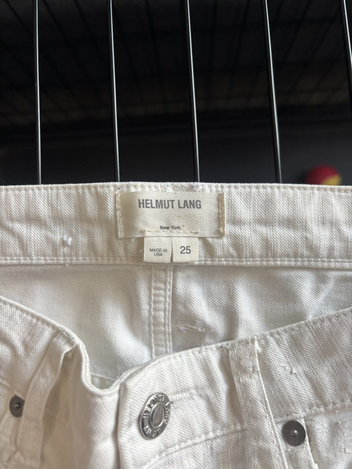 Helmut Lang helmut lang white painter denim jeans Size 25" / US 0 / IT 36 - 5 Thumbnail