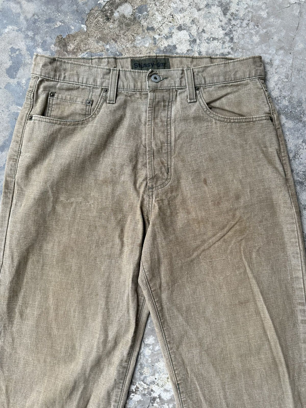 Stussy × Vintage Vintage Stussy -Dm Jeans Size US 32 / EU 48 - 5 Thumbnail