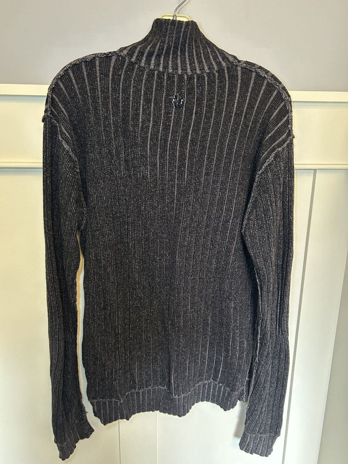 Vintage Vintage KÄRV knit zip-up high neck sweater Size US XL / EU 56 / 4 - 2 Thumbnail