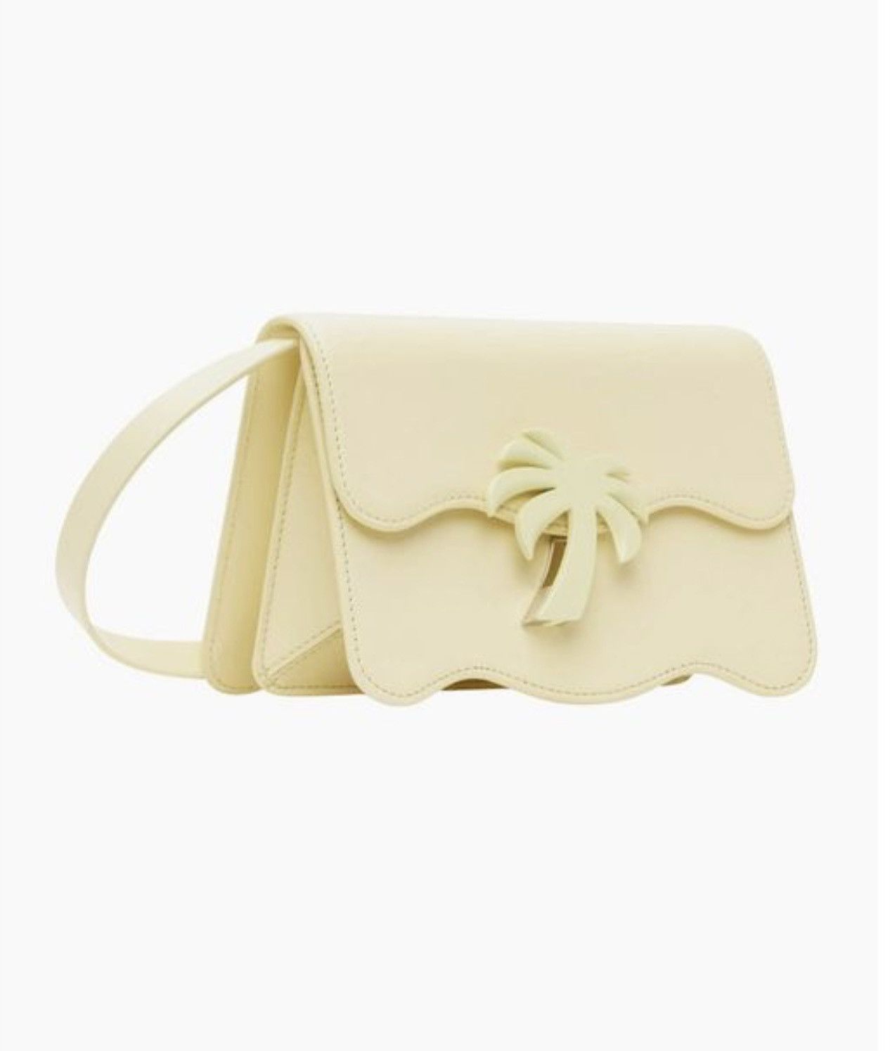 Palm Angels Palm Angels Palm-motif Shoulder Bag Yellow Leather 21x21x6 Size ONE SIZE - 4 Thumbnail