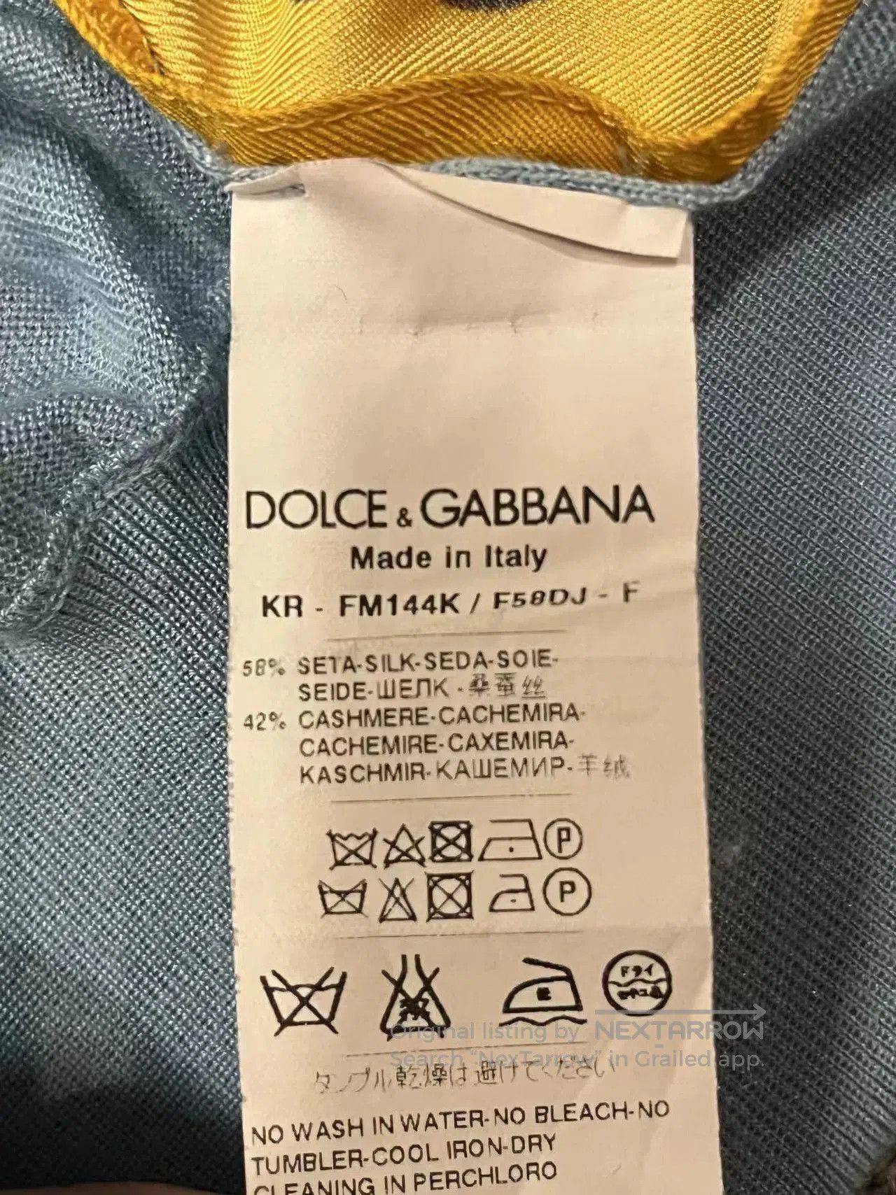 Dolce & Gabbana Dolce&Gabbana Cashmere Silk Sweatshirt. Size XS / US 0-2 / IT 36-38 - 4 Thumbnail