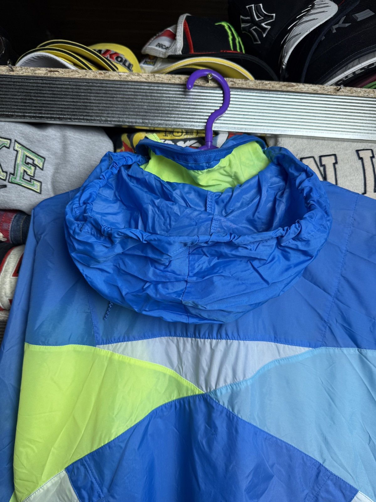 Nike × Vintage Vintage Nike nylon jacket racing style sportswear 90s Size US M / EU 48-50 / 2 - 3 Thumbnail