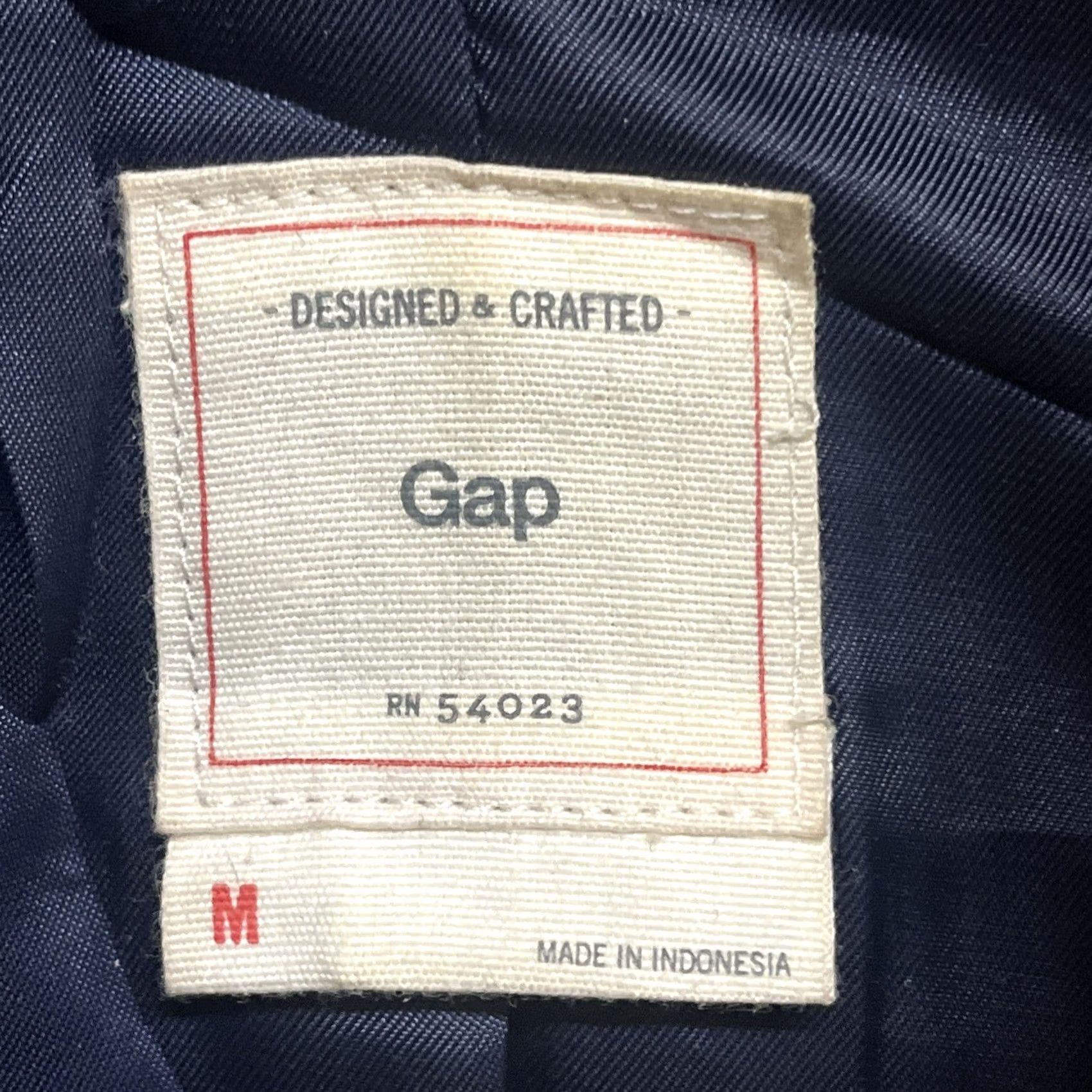 Gap Gap Jacket Wool Full Zip Blue Womens M Size M / US 6-8 / IT 42-44 - 3 Thumbnail