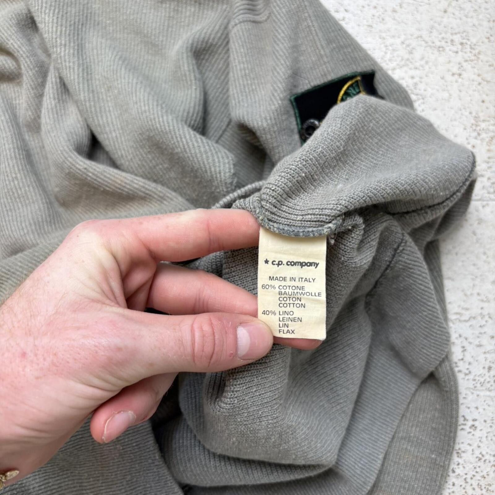 Stone Island 90’s Stone Island Ribbed Jumper (L) Size US L / EU 52-54 / 3 - 4 Thumbnail