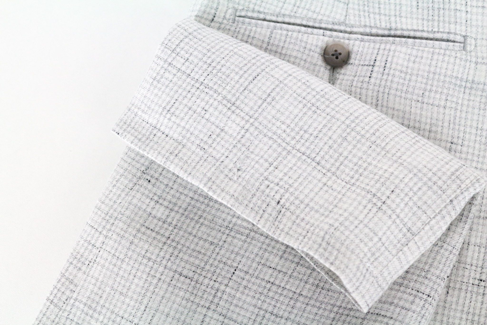 Suitsupply FERRARA UK36R Patterned Linen Waistcoat Suit 73310 Size 36R - 18 Thumbnail