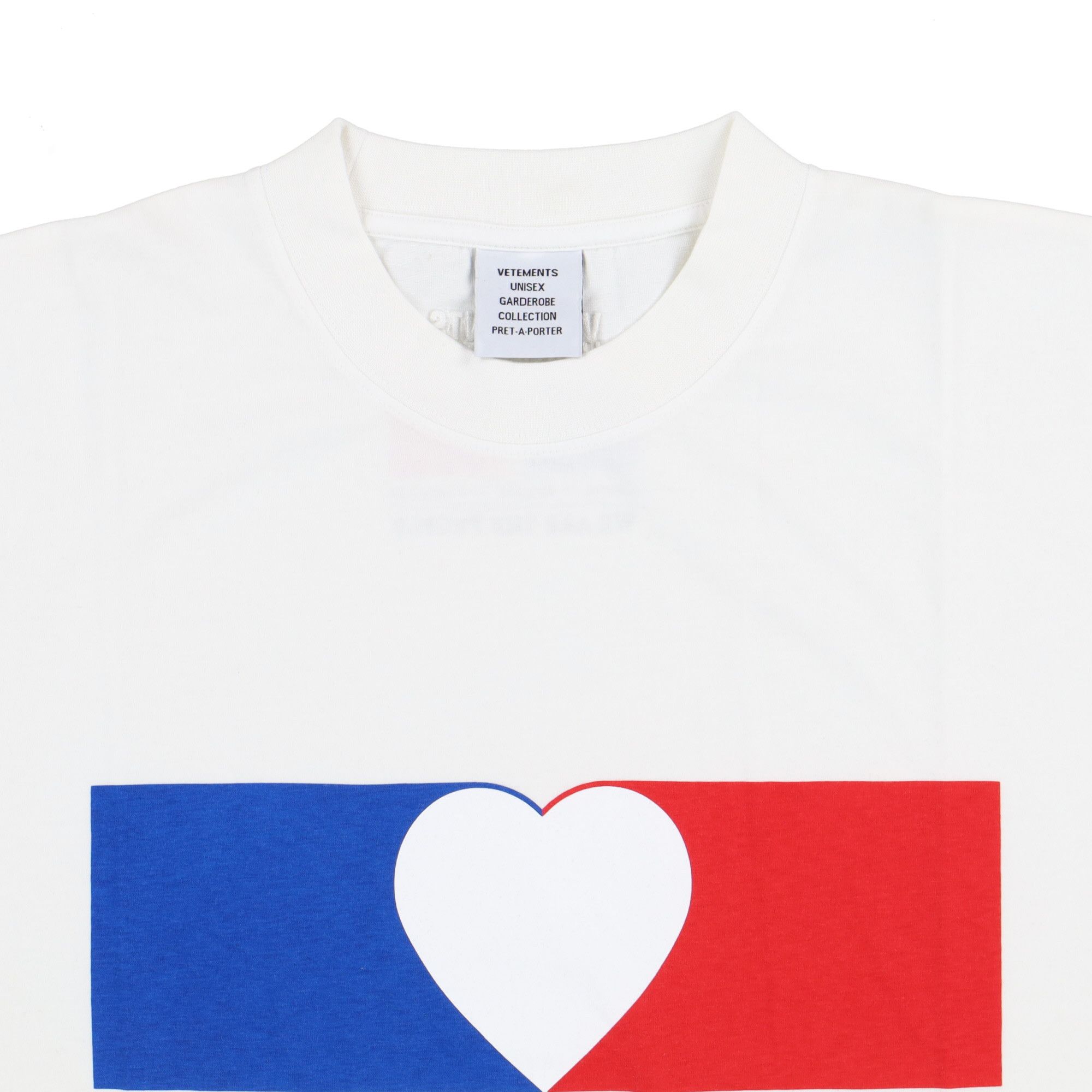 Vetements White We Are The People Heart Oversized T-Shirt Size M / US 6-8 / IT 42-44 - 8 Thumbnail