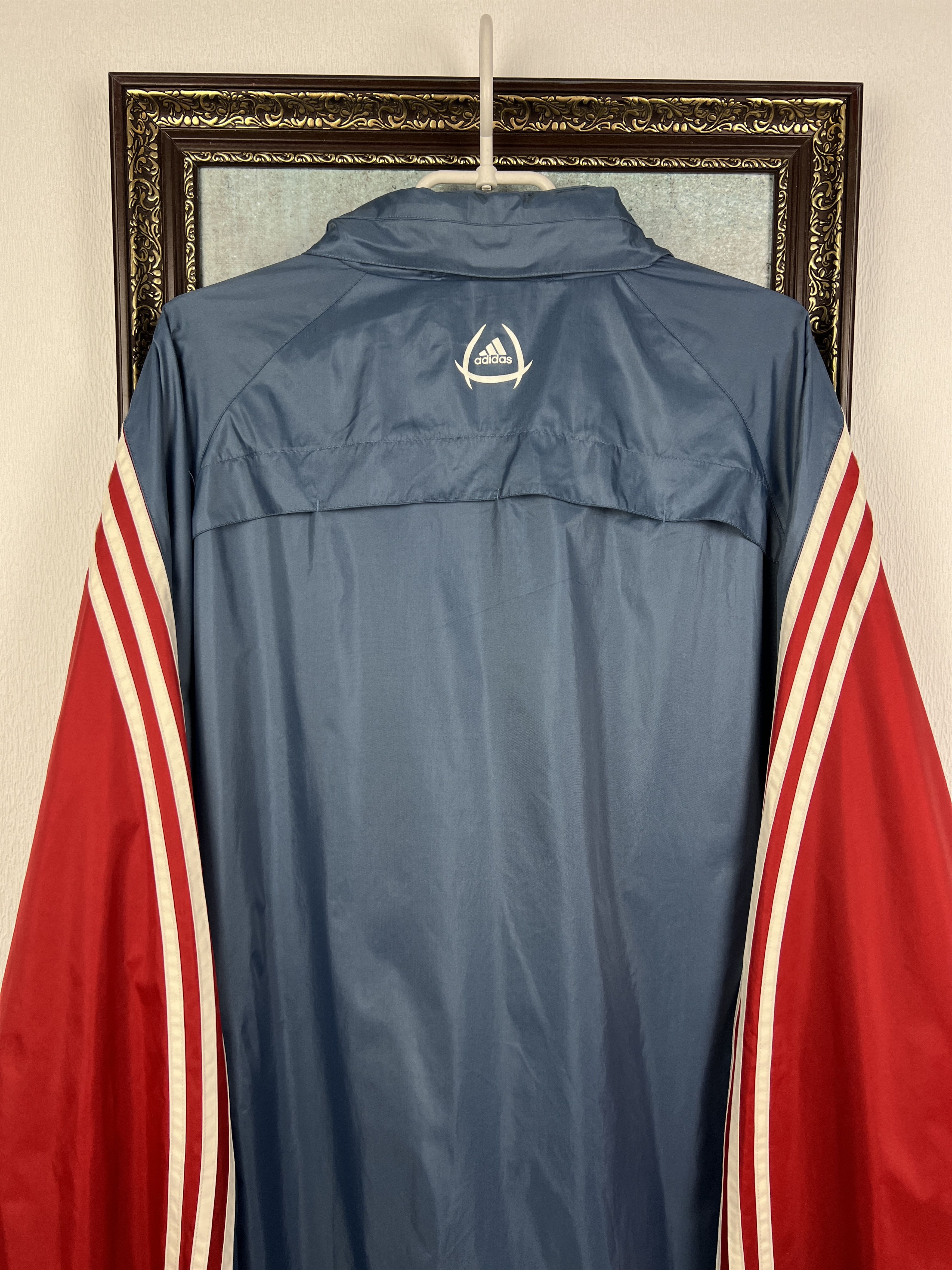Adidas Bayern Munich Rain Jacket Soccer Track Top Windbreaker Size US XL / EU 56 / 4 - 13 Thumbnail