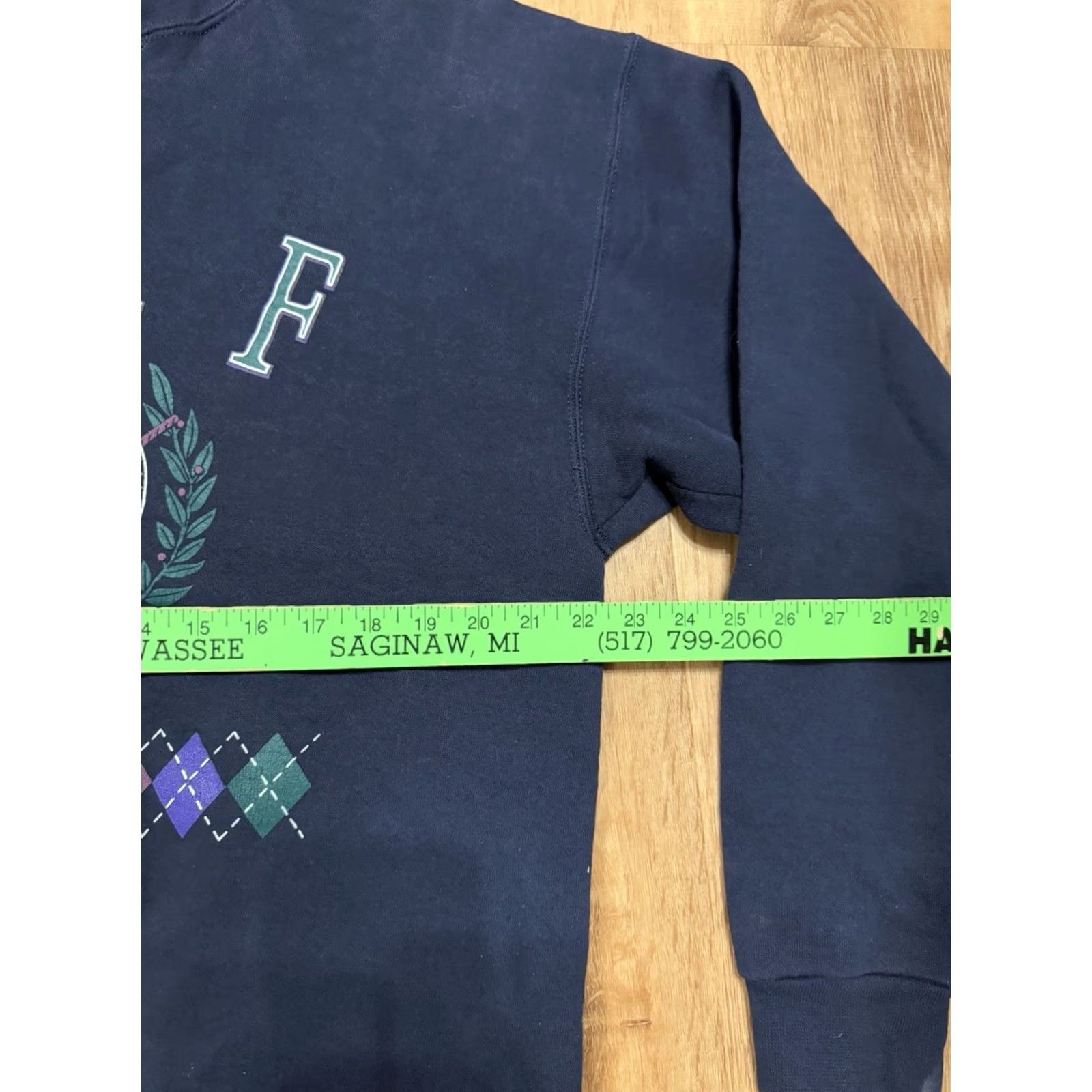 Vintage VINTAGE Golf World Championships Crewneck Sweatshirt Mens Large USA Made Navy Solid Graphic Print Size US L / EU 52-54 / 3 - 6 Thumbnail