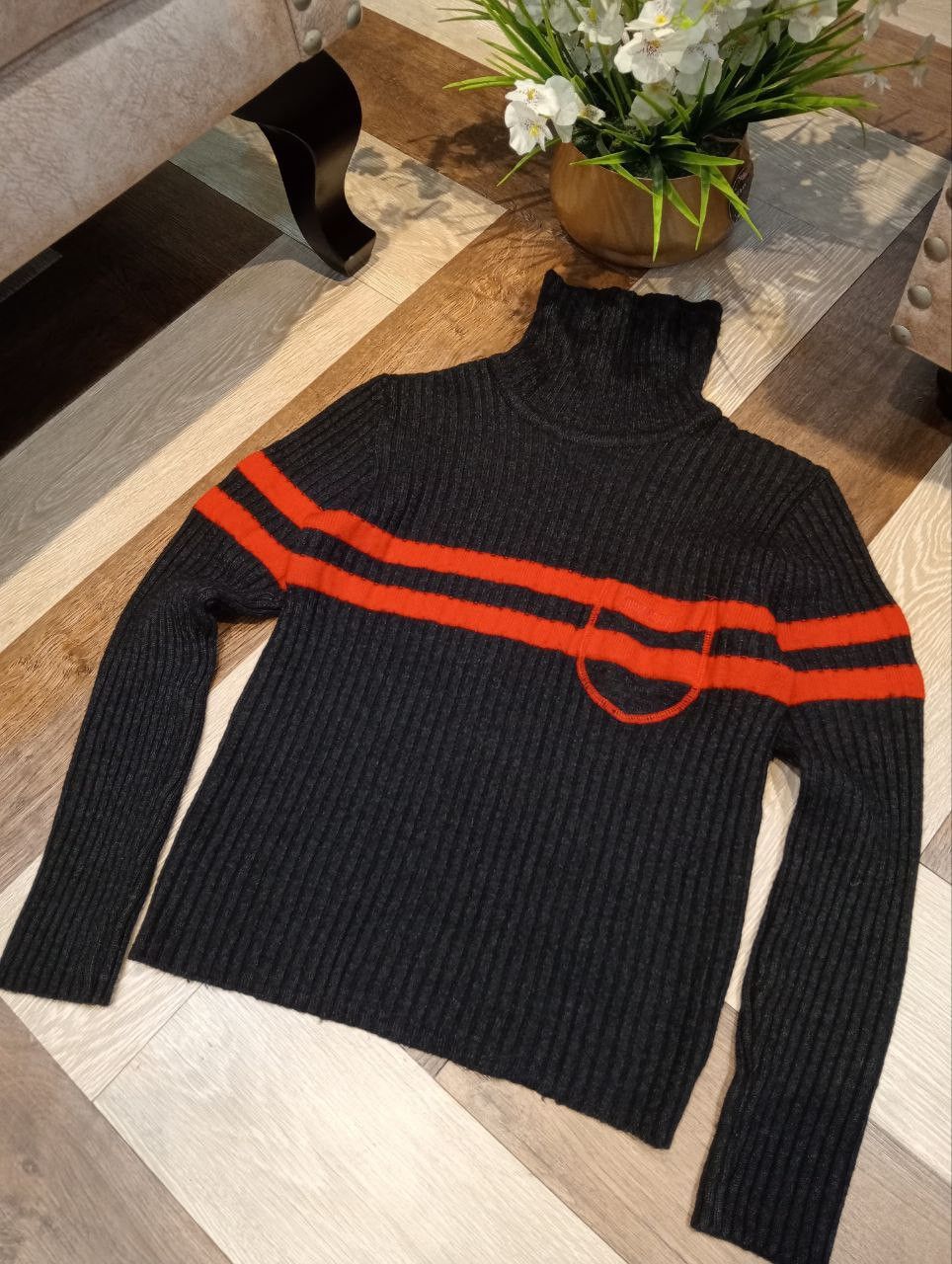 Dirk Bikkembergs DIRK BIKKEMBERGS LINE HIGH NECK KNIT SWEATER Size US S / EU 44-46 / 1 - 2 Thumbnail