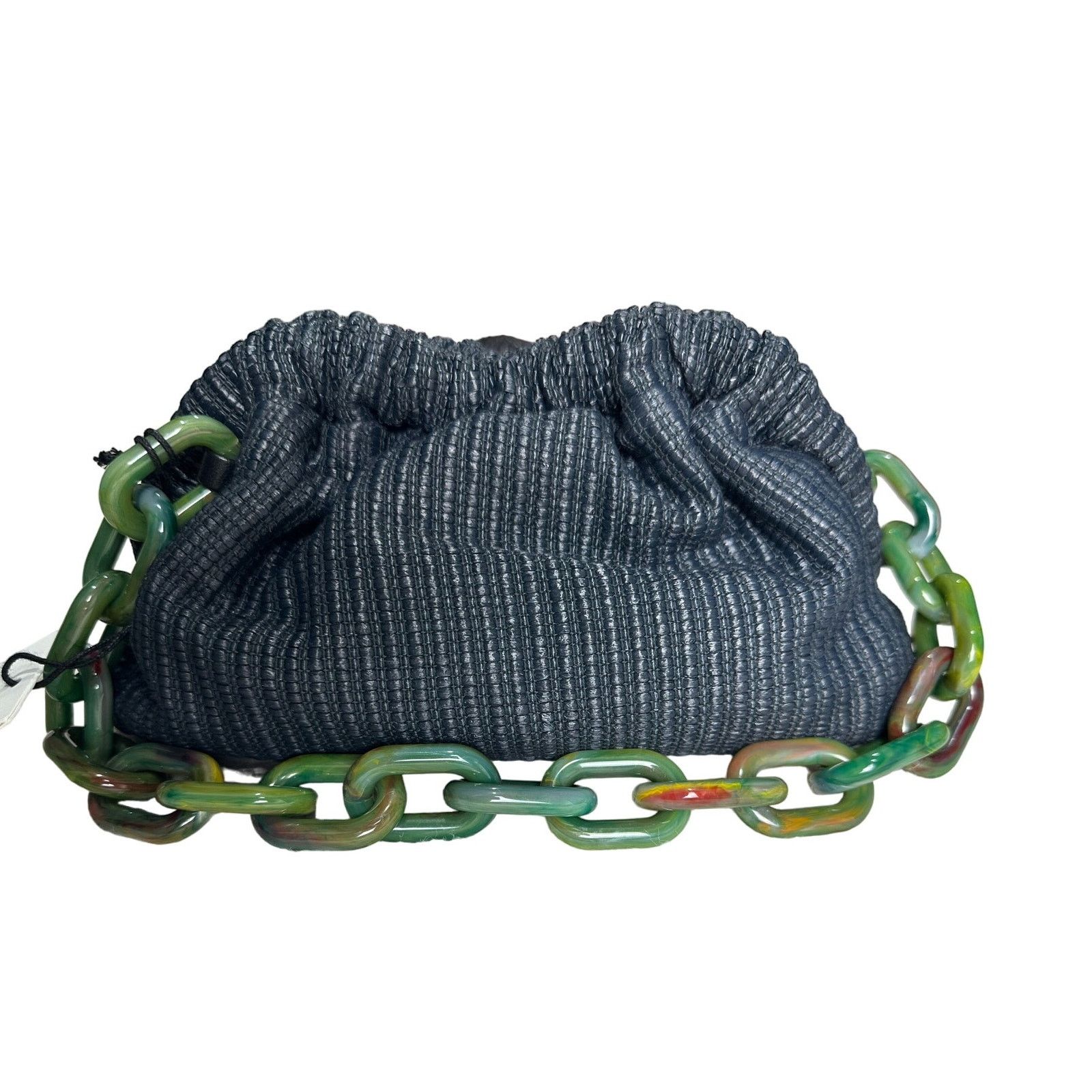 Mansur Gavriel Mansur Gavriel Twist Mini Cloud Raffia Clutch Bag Size ONE SIZE - 5 Thumbnail