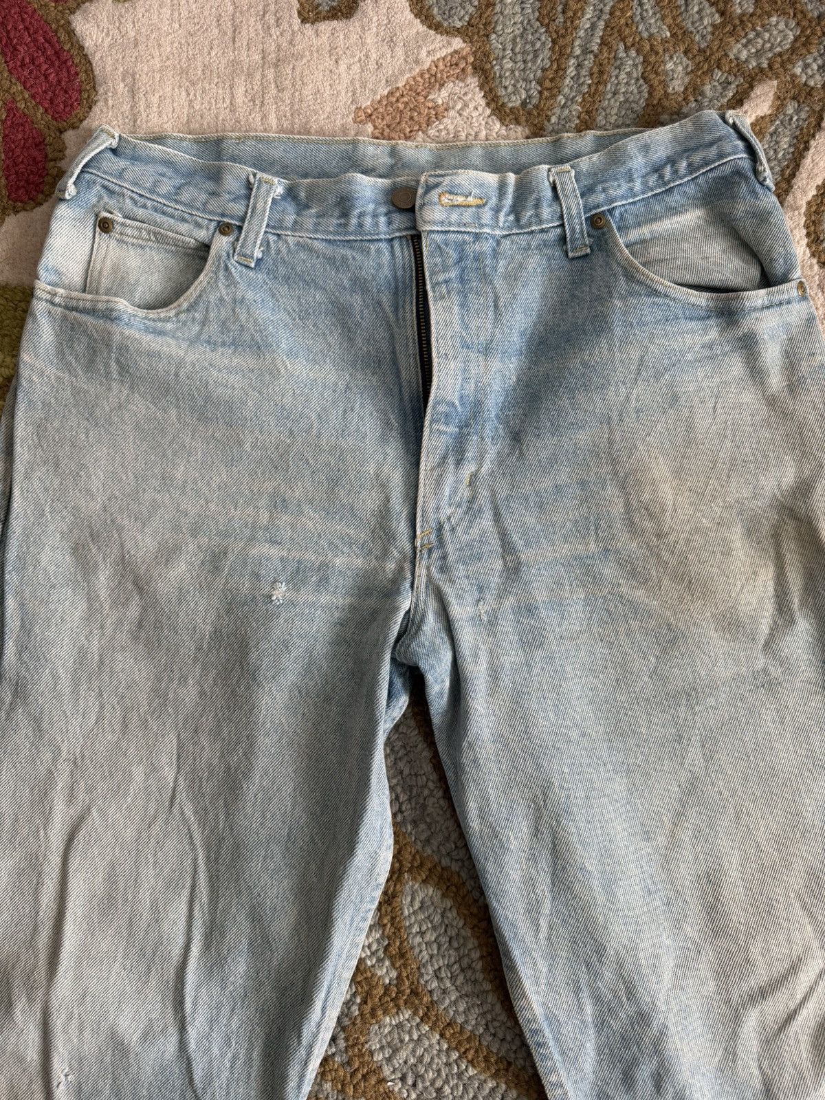Carhartt light blue carhartt jeans size 34x31 Size US 34 / EU 50 - 3 Thumbnail