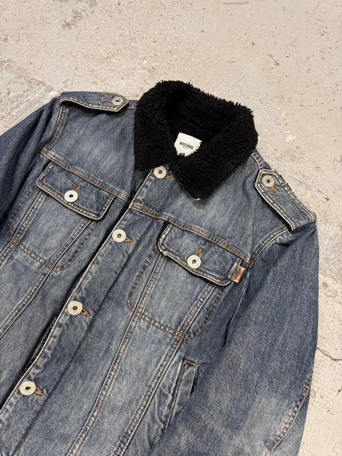 Moschino 2000s Moschino Majestic Deer Blue Denim Jacket Size US M / EU 48-50 / 2 - 6 Thumbnail