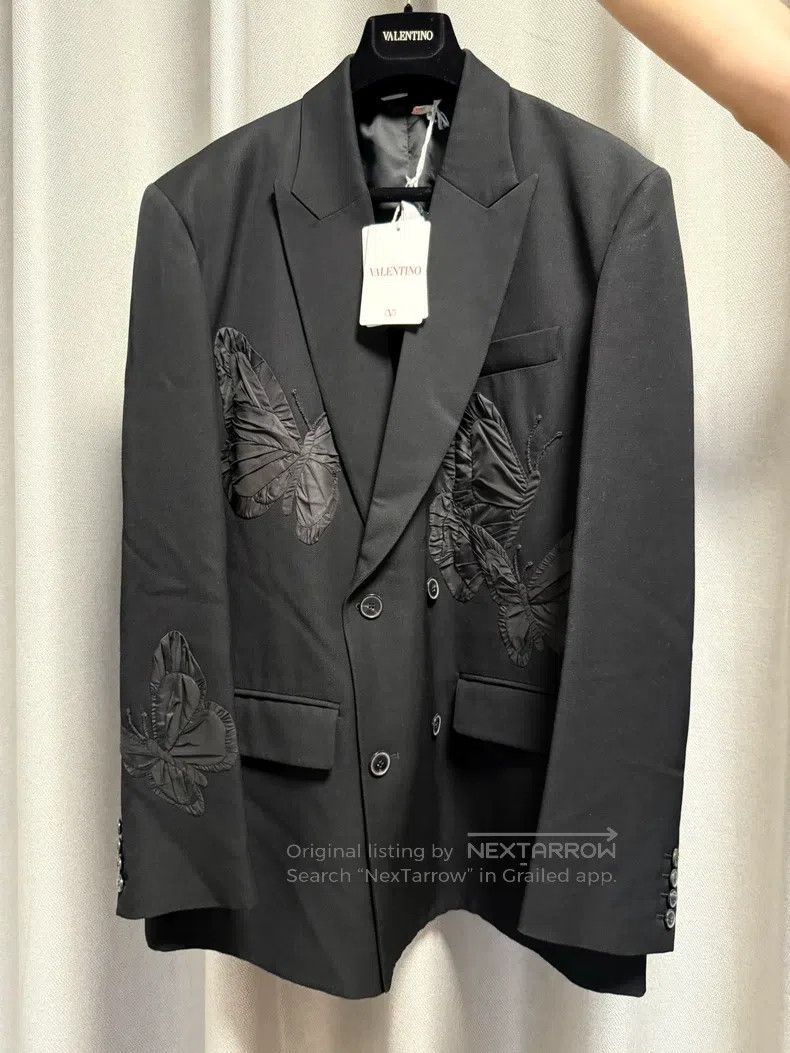 Valentino Valentino Butterfly embroidered suit Size 52S - 1 Thumbnail
