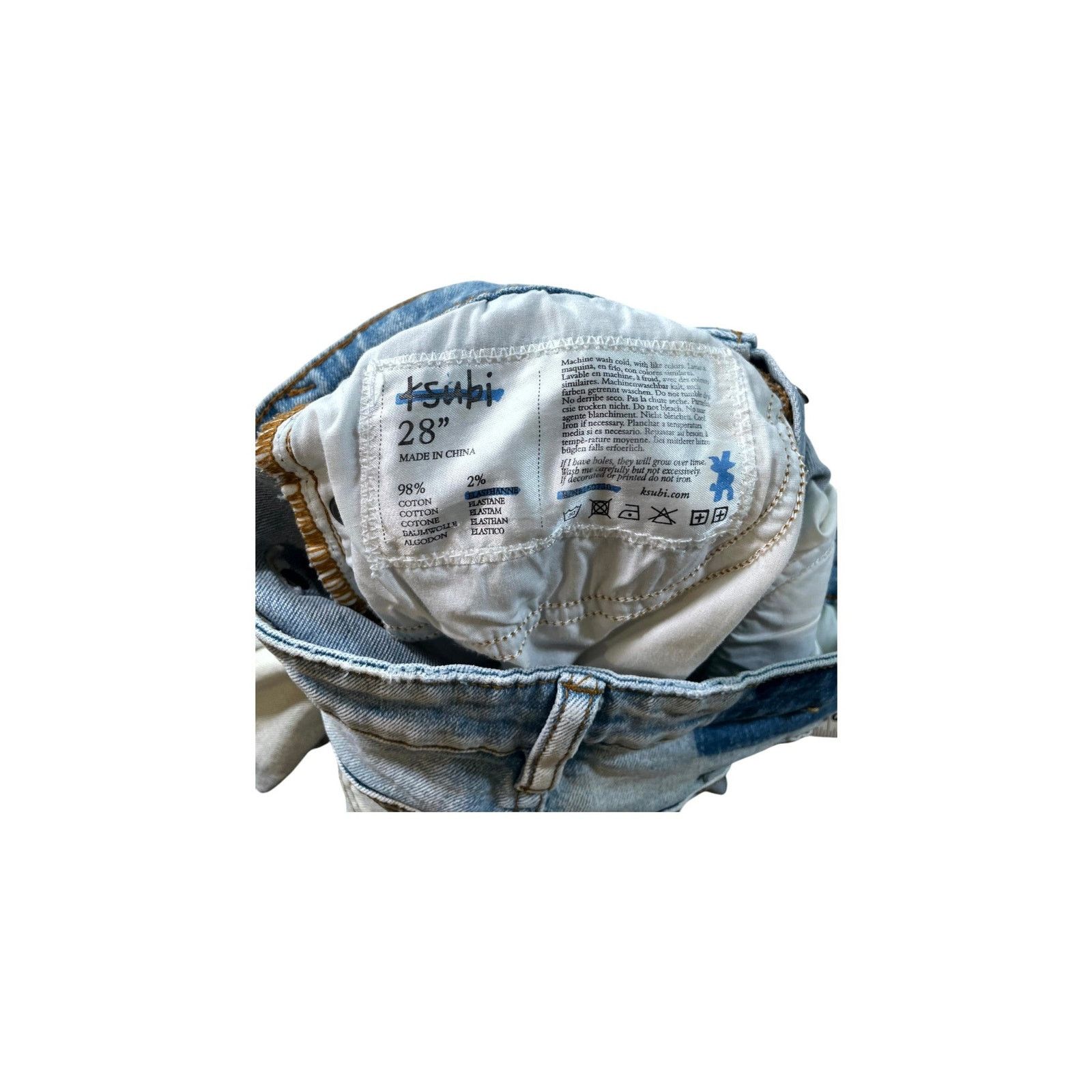 Ksubi Ksubi Light Wash Jeans Size US 28 / EU 44 - 8 Thumbnail