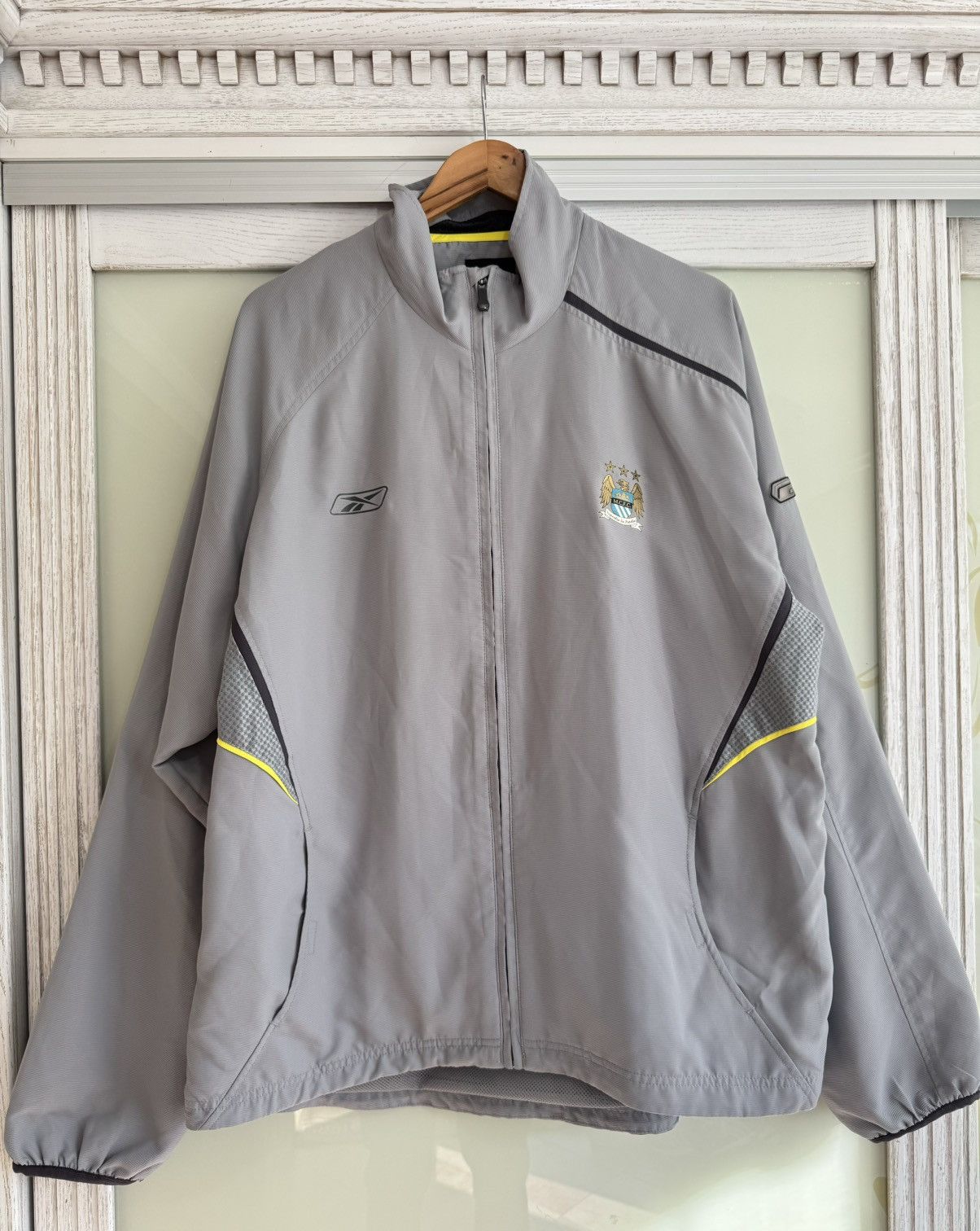 Reebok × Vintage Vintage Manchester City 2005-2006 Soccer Track Jacket Jersey Size US XXL / EU 58 / 5 - 1 Thumbnail