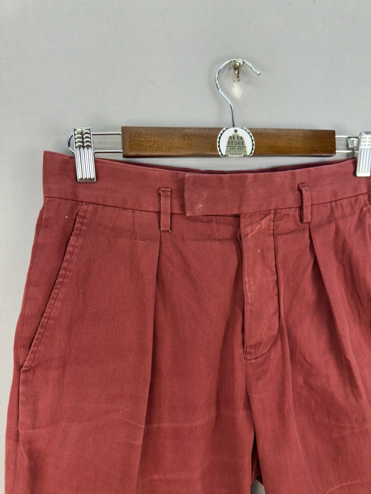 Marni Vintage Marni Maroon Short Pants Size US 30 / EU 46 - 2 Thumbnail