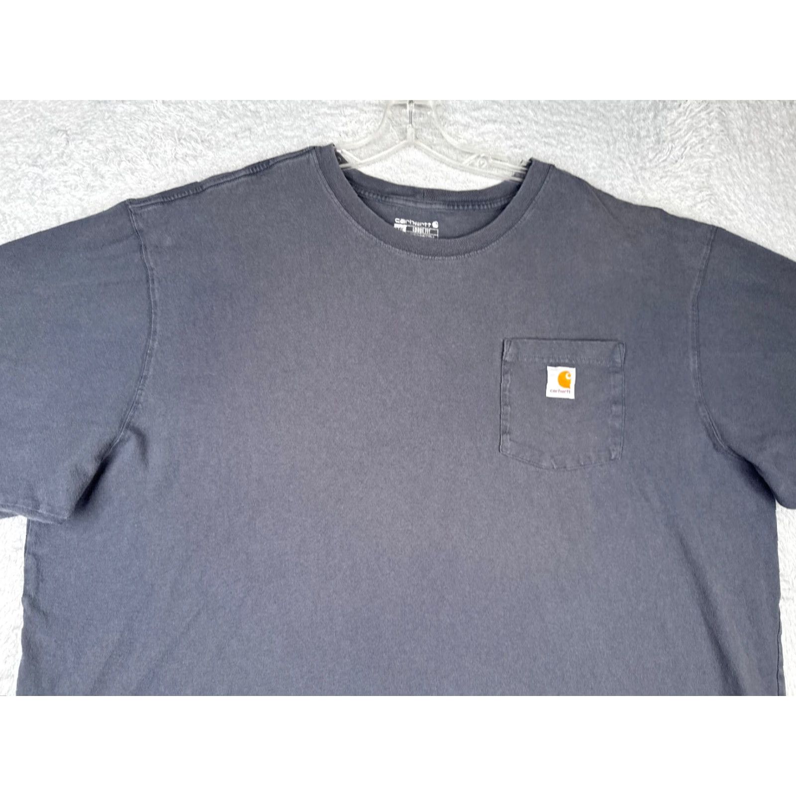 Carhartt Carhartt Shirt Mens 3XL Blue Short Sleeve Crew Pockets Cotton Workwear T-Shirt Size US XXL / EU 58 / 5 - 4 Thumbnail