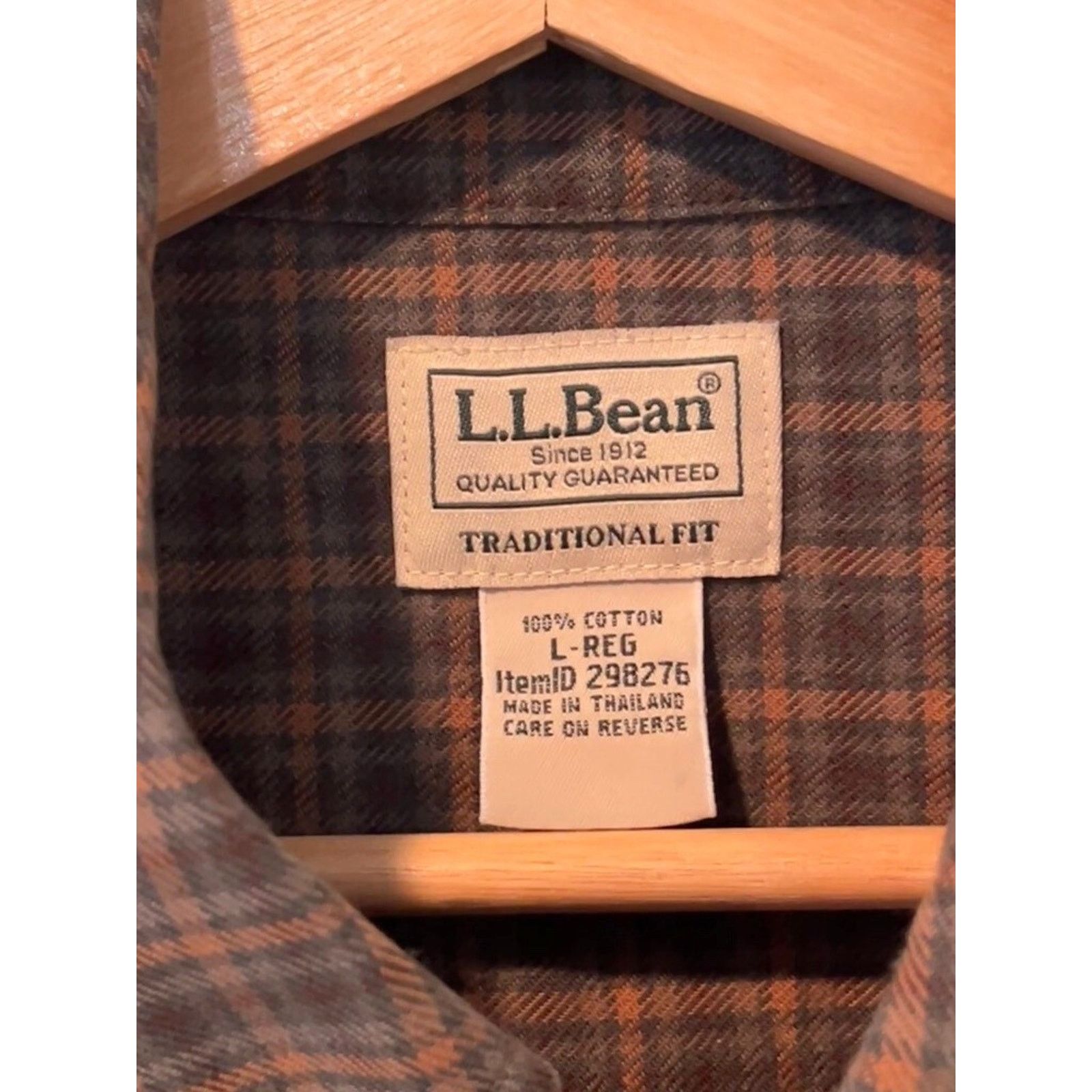 L.L. Bean LL Bean Sz. Large Plaid Houndstooth Button Down Shirt Size US L / EU 52-54 / 3 - 4 Thumbnail