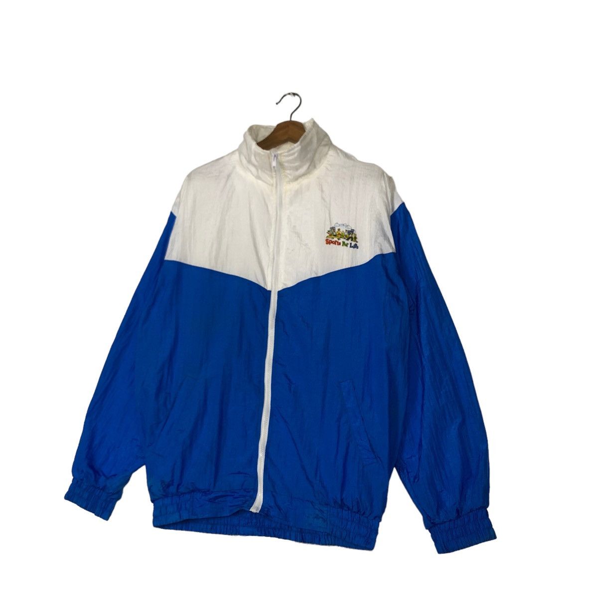Cartoon Network 🔥90’s Vintage Nylon Bomber Jacket Sports For Life Big Logo Size US XL / EU 56 / 4 - 2 Thumbnail