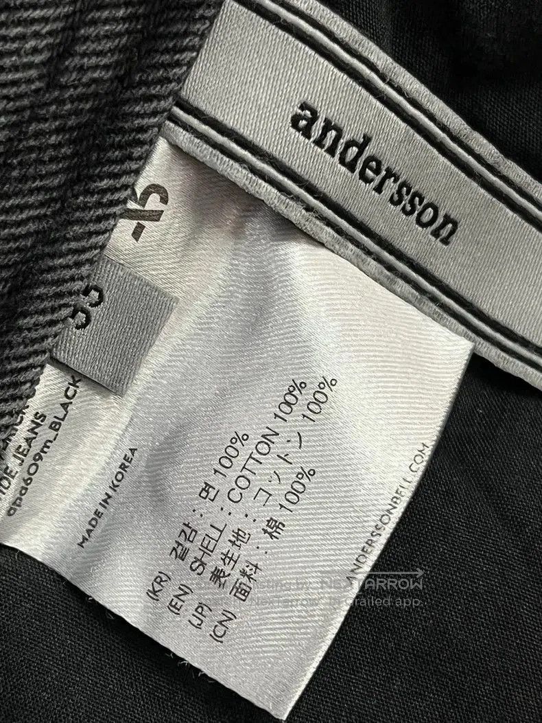 Andersson Bell andersson bell irregular splice washed Black Cattle 23ss. Size US 33 - 6 Thumbnail