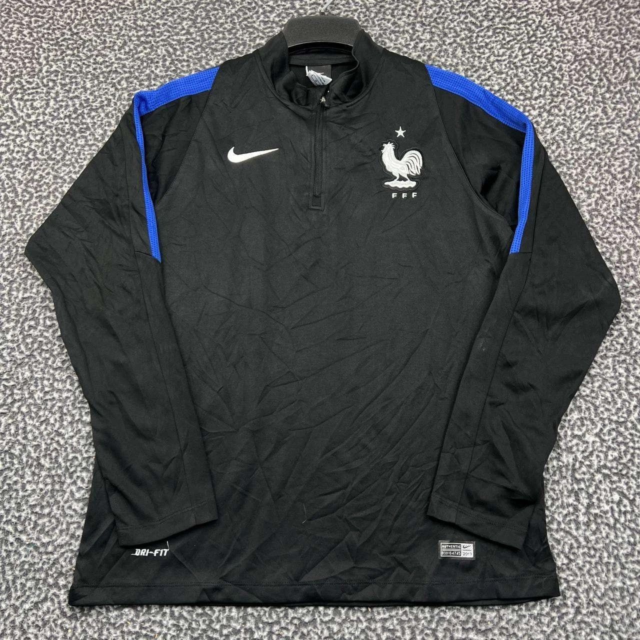 Nike Nike Dri-Fit Shirt Men France Drill Top Jogging 1/4 Zip M Size US M / EU 48-50 / 2 - 1 Thumbnail