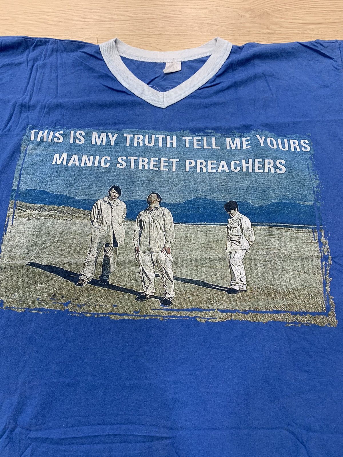 Band Tees × Vintage VTG BAND MANIC STREET PREACHERS TOUR SHIRT SUEDE Size US XL / EU 56 / 4 - 2 Thumbnail