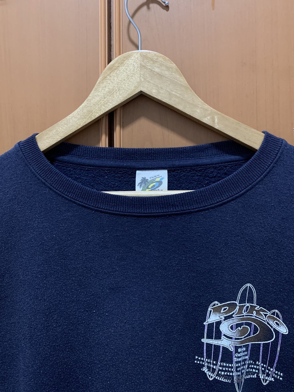 Vintage Vintage PIKO Hawaiian Longboard Crewneck Sweatshirt Big Logo Size US M / EU 48-50 / 2 - 5 Thumbnail