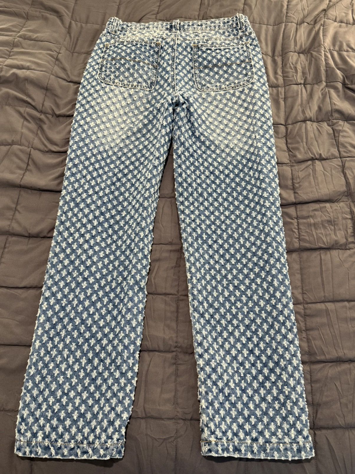Jaded London Jaded London Men’s Distressed Straight Leg Jeans Size US 30 / EU 46 - 4 Thumbnail