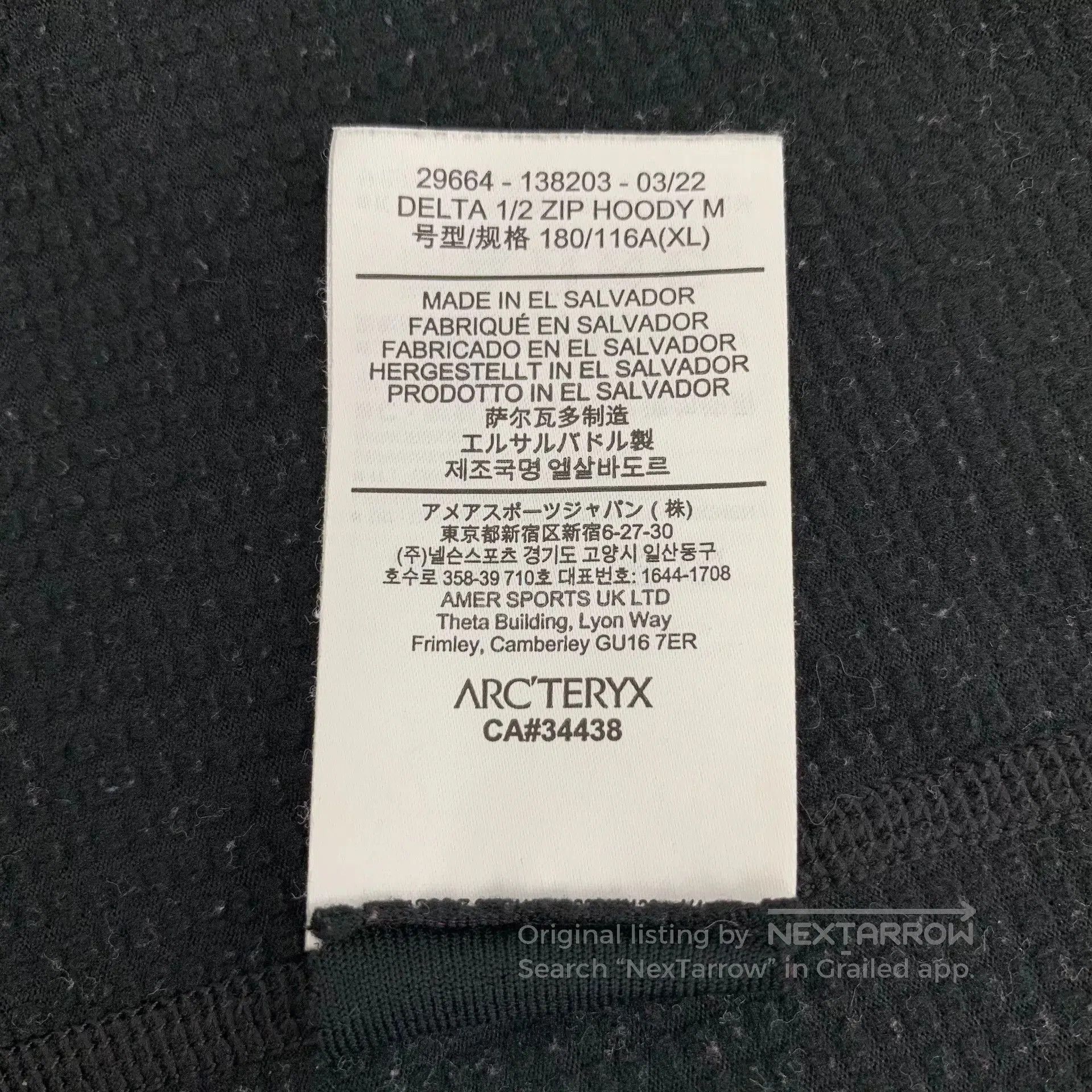 Arc'teryx Arc'teryx Logo Embroidered Hooded Zip Jacket. Size US XL / EU 56 / 4 - 6 Thumbnail