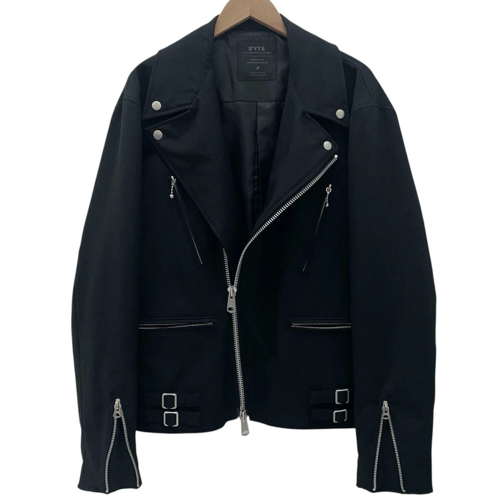 s'yte（yohji yamamoto）RIDERS JACKET Yohji Yamamoto Yohji Yamamoto S'YTE 22AW riders jacket UV-Y59-904