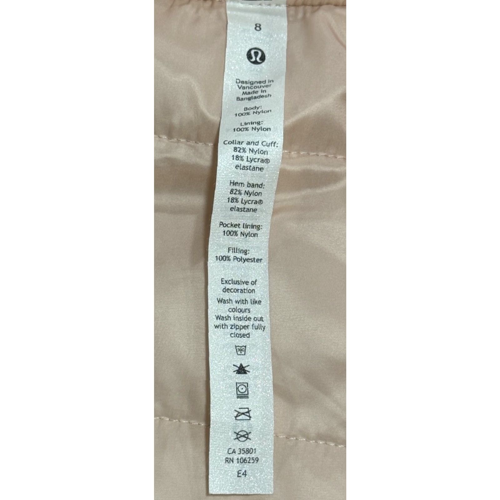 Lululemon Lululemon Non-Stop Bomber Reversible Jacket Misty Pink Quilted Sz 8 Size M / US 6-8 / IT 42-44 - 6 Thumbnail