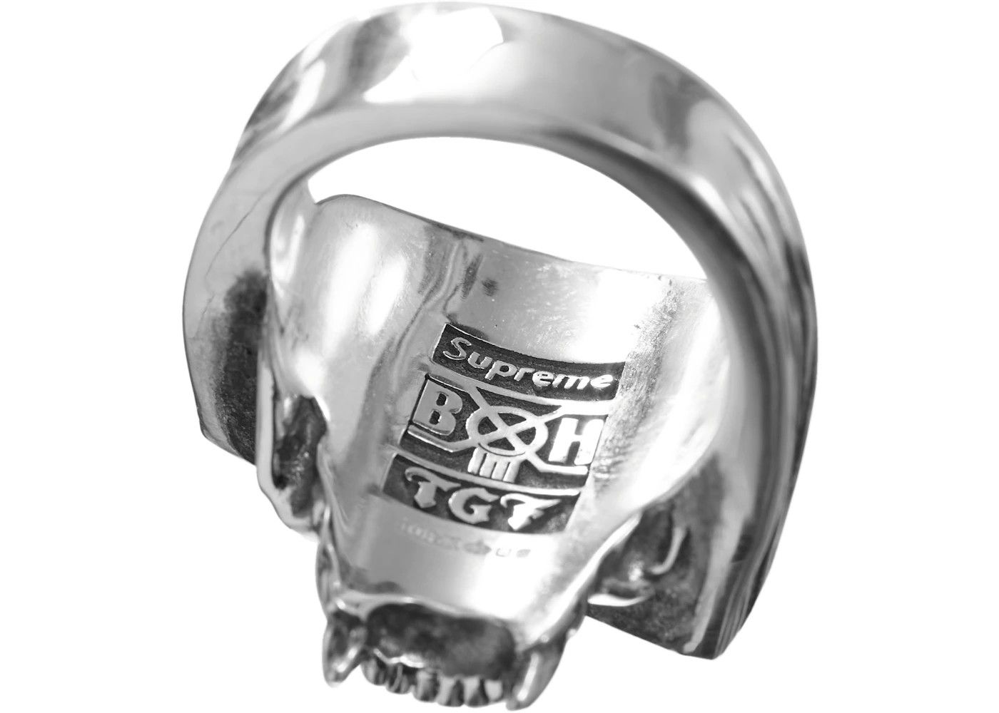 SUPREME×BOUNTYHUNTER×TGF Silver Ring Supreme Bounty Hunter Silver Ring (FW23) - $298