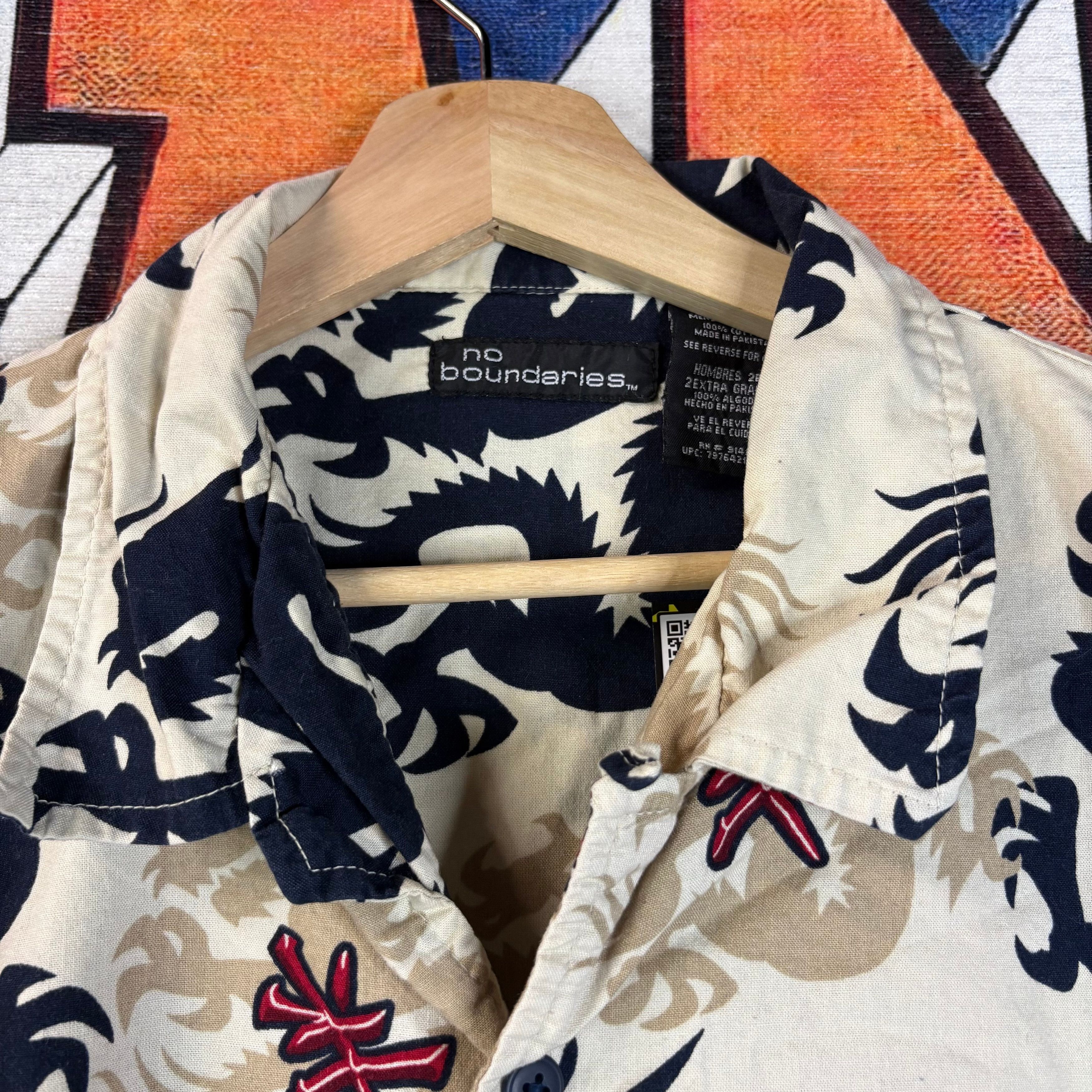 Other Y2K No Boundaries Dragon Rayon Button Up Size 2XL Size US XXL / EU 58 / 5 - 2 Thumbnail