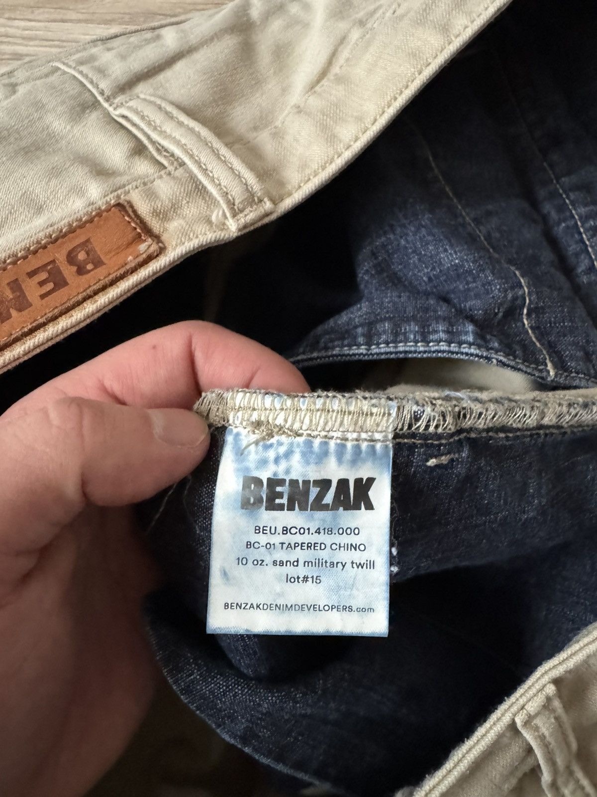 Benzak Denim Developers Benzak Denim Developers Japan BC-01 Tapered Chino Pants Size US 34 / EU 50 - 13 Thumbnail
