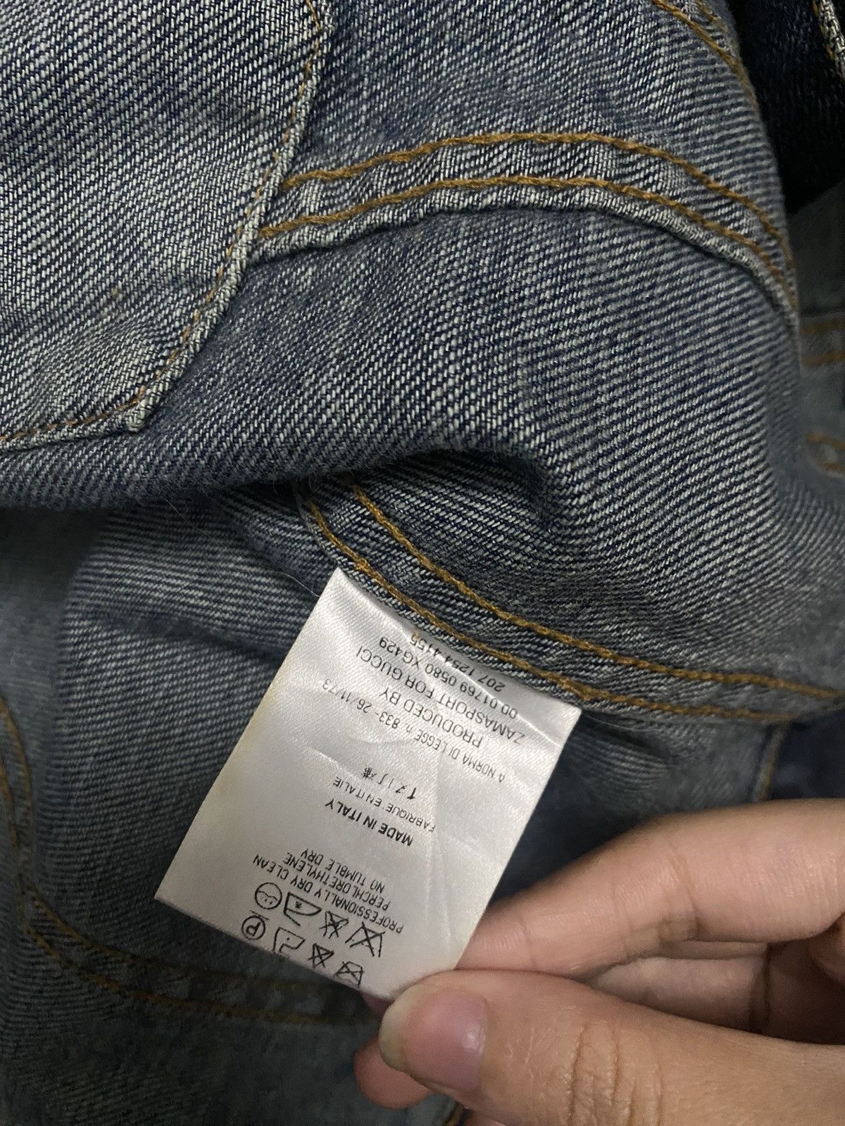 Gucci 2000s Gucci By Tom Ford Denim Jacket Size US S / EU 44-46 / 1 - 7 Thumbnail