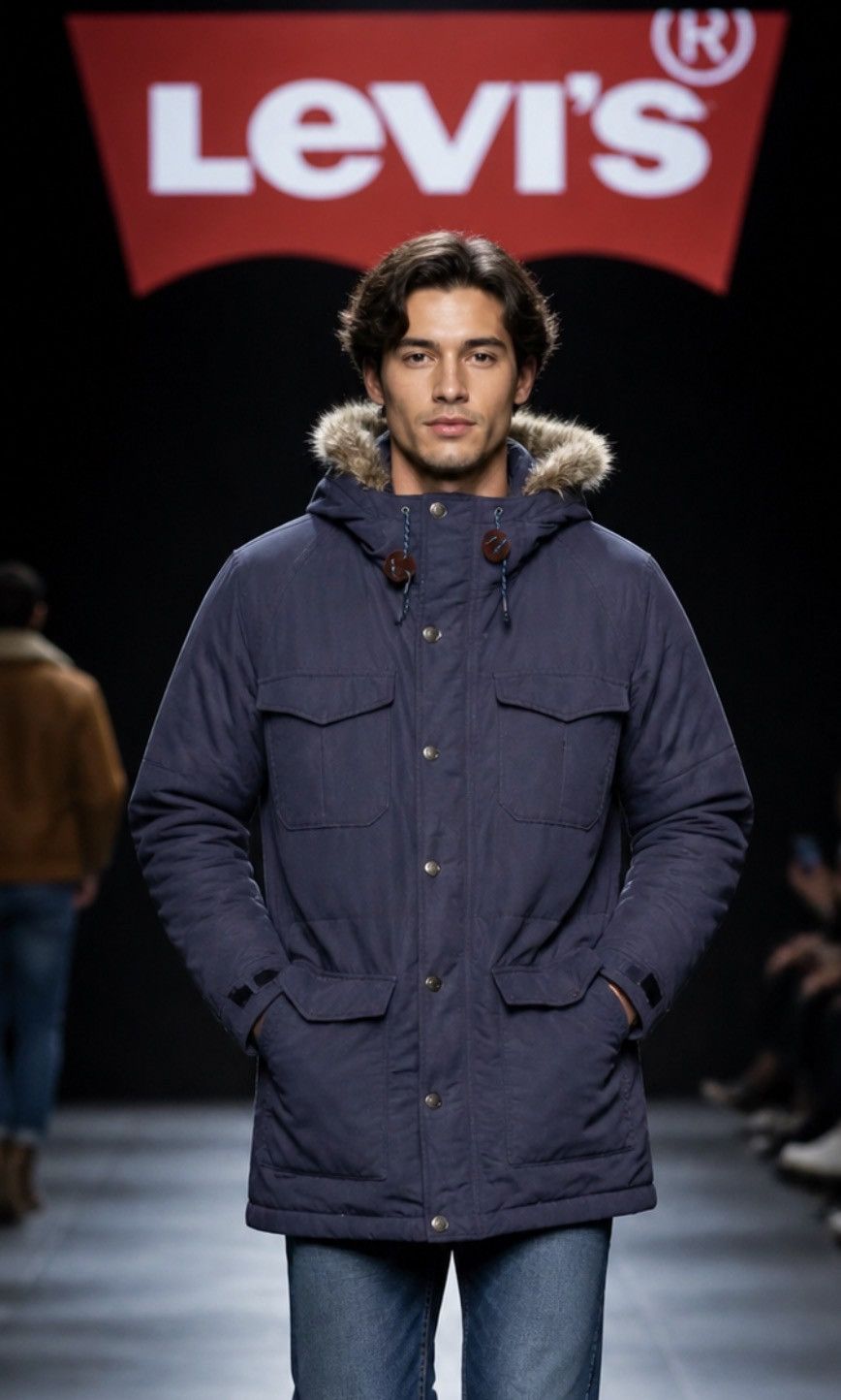 Levi's Levi’s down jacket parka puffer multipocket blue xl size Size US XL / EU 56 / 4 - 1 Thumbnail