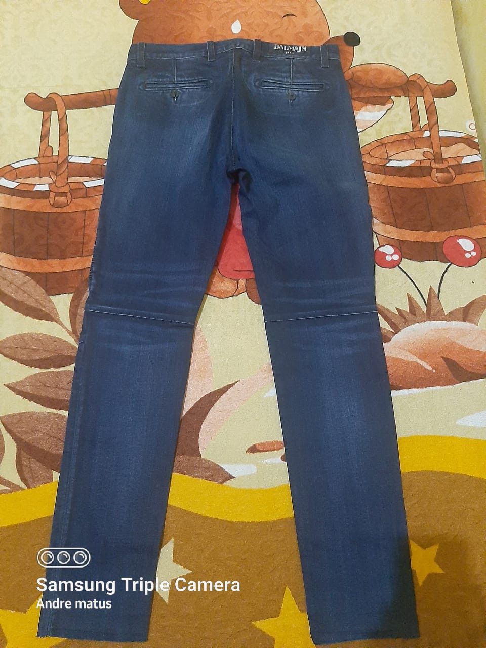 Balmain Balmain bikers jeans blue Size US 29 - 1 Thumbnail