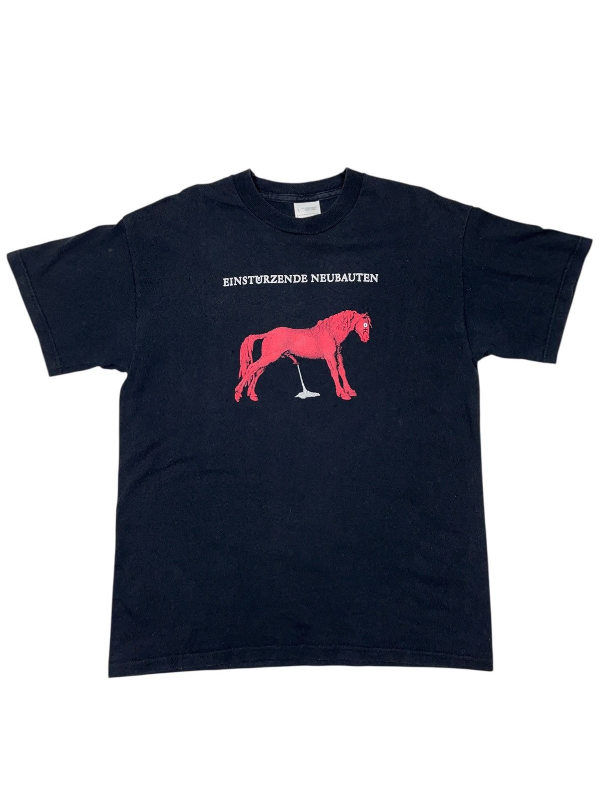 Band Tees Vintage 90s Einstürzende Neubauten Haus der Lüge T-shirt Size US L / EU 52-54 / 3 - 1 Thumbnail