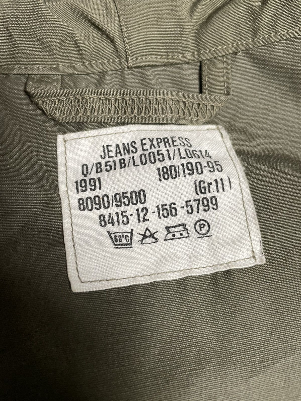 Express Vintage Military Jeans Express 1991 Jacket Size US L / EU 52-54 / 3 - 9 Thumbnail