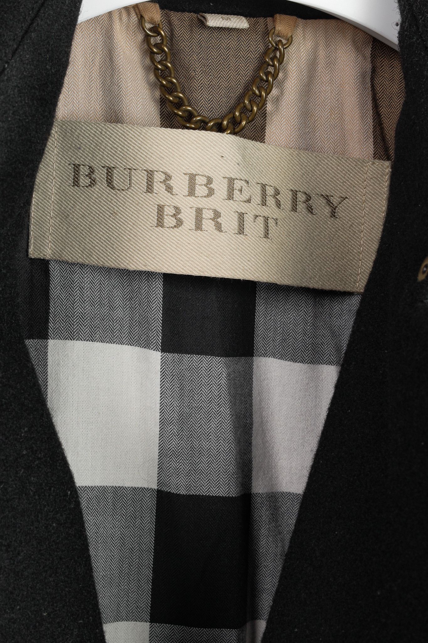 Burberry Burberry Black Wool-Blend Double-Breasted Pea Coat Size US M / EU 48-50 / 2 - 4 Thumbnail